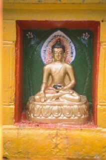 Petita imatge del Buda (Swayambunath, Kathmand)